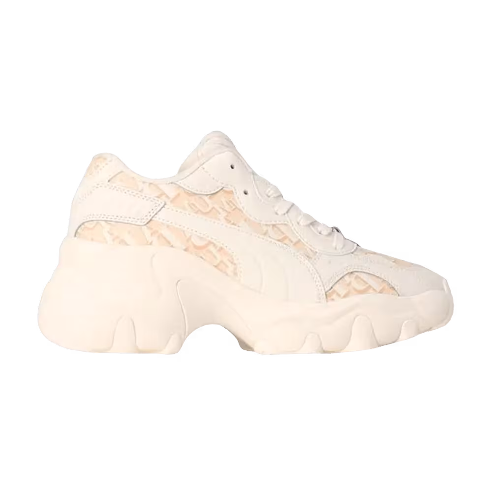 Puma Women's Pulsar Wedge Monogram Ivory Light Sand