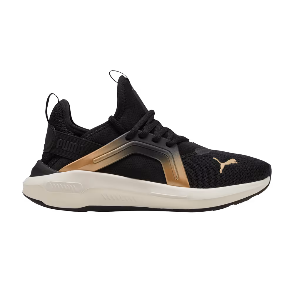 Puma Women's Softride Enzo 5 Metallic Black Warm White