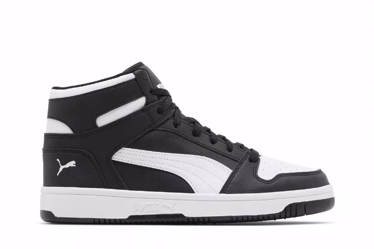 Puma Rebound LayUp SL Black White, view 2