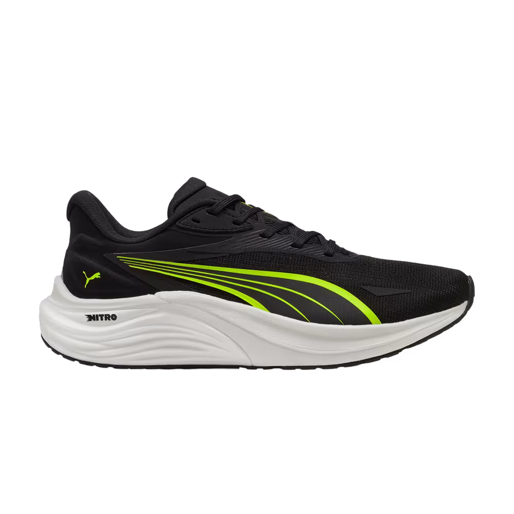 Puma Electrify Nitro 4 Black Yellow Alert Gray