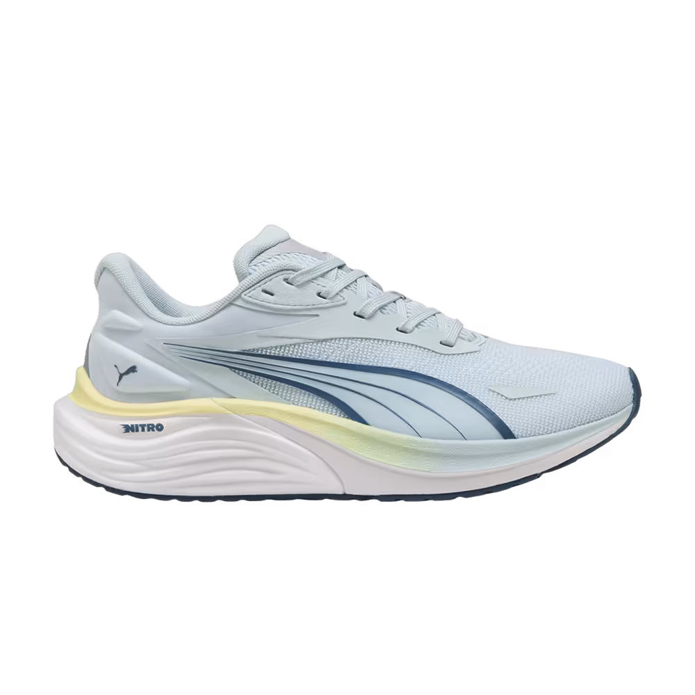 Puma Women's Electrify Nitro 4 Sea Glass Dark Indigo Gray Echo