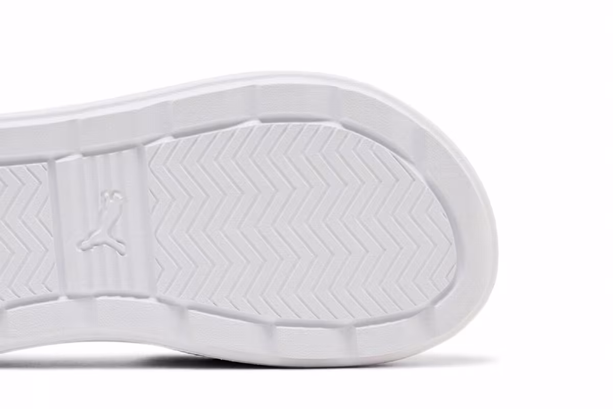 Puma Women's Karmen Slide Putty White, view 6