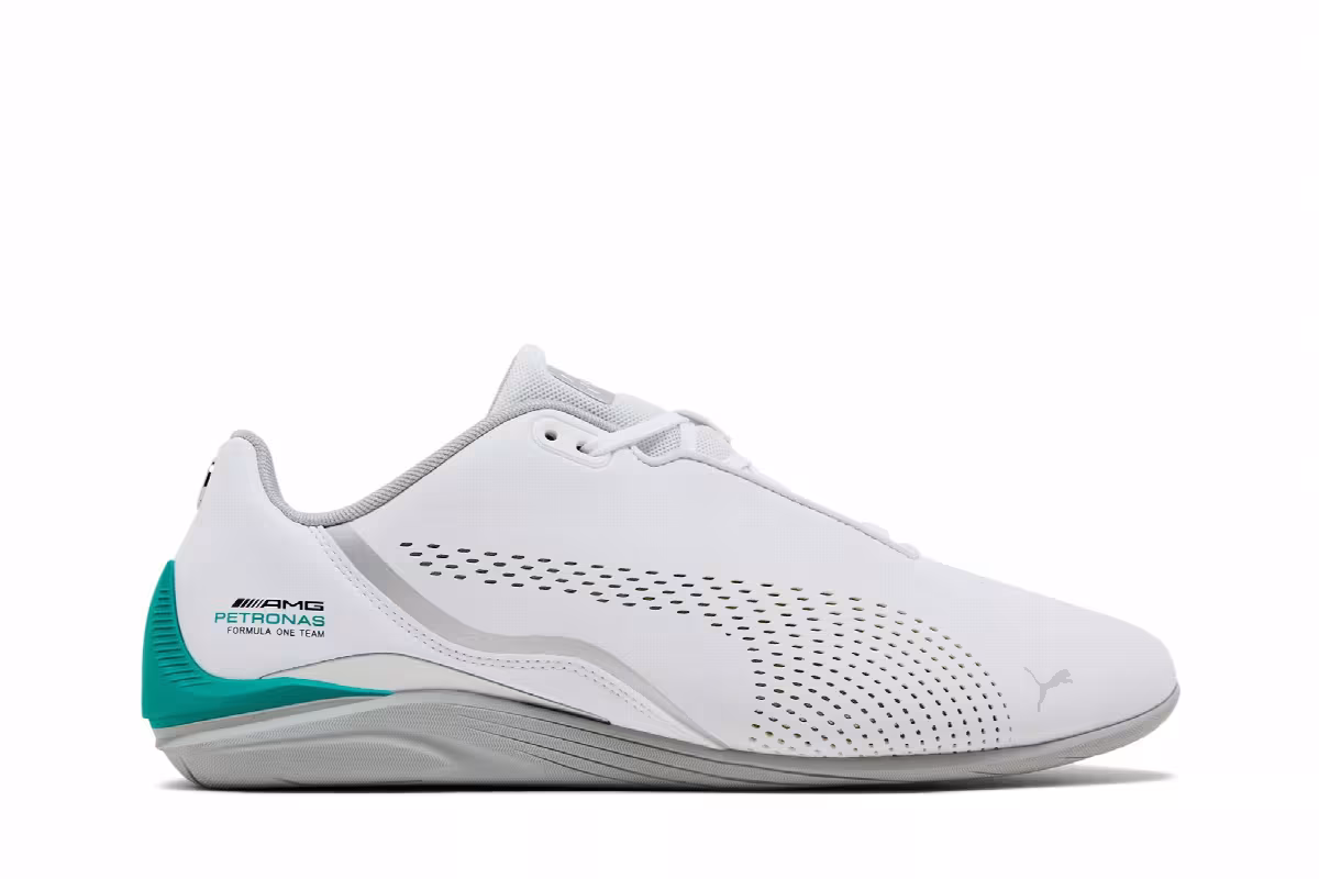 Mercedes-AMG Petronas F1 x Puma Drift Cat Decima White Spectra Green, view 2