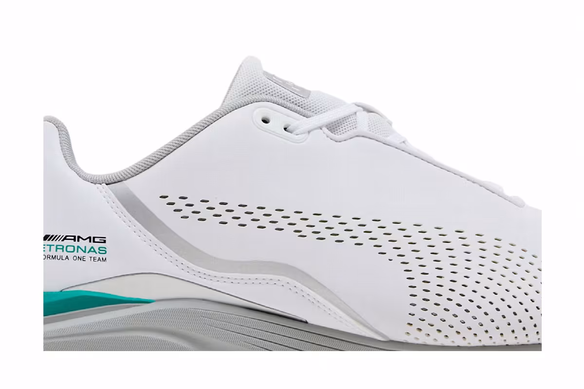 Mercedes-AMG Petronas F1 x Puma Drift Cat Decima White Spectra Green, view 3