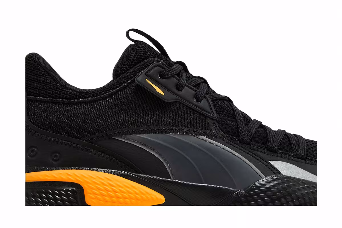 Puma Court Rider Pop - Black Vibrant Orange, view 3