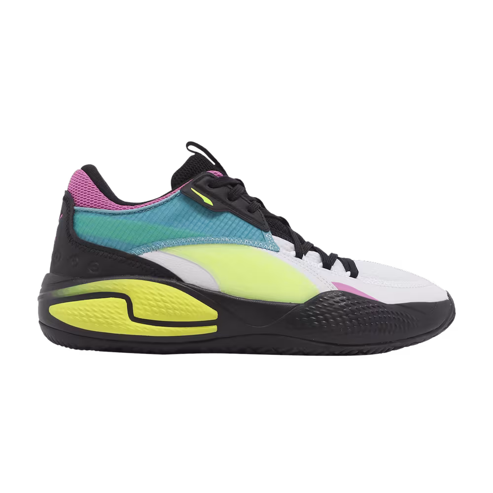 Puma Court Rider SWxP White Yellow Alert