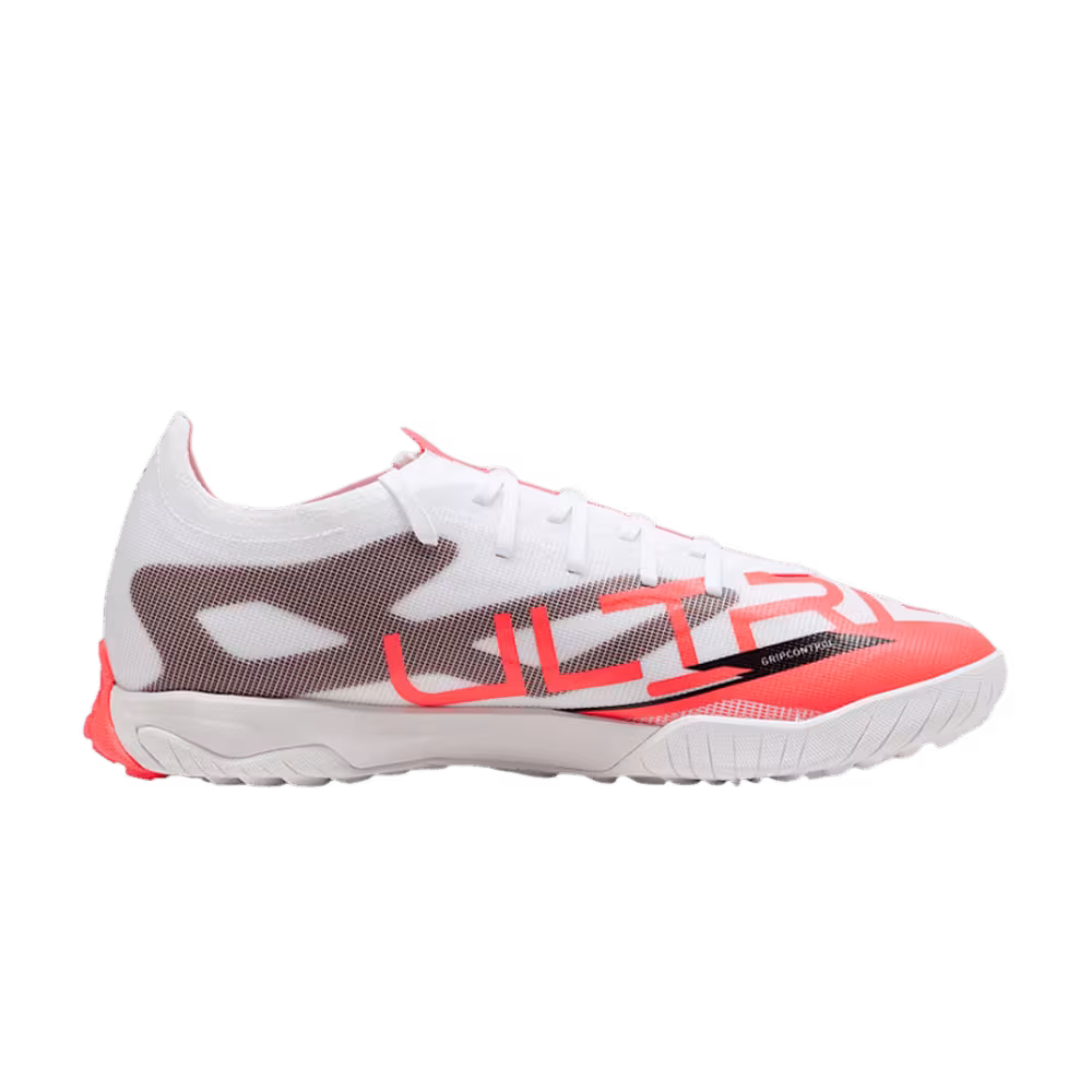 Puma Ultra 5 Match TT White Black Glowing Red
