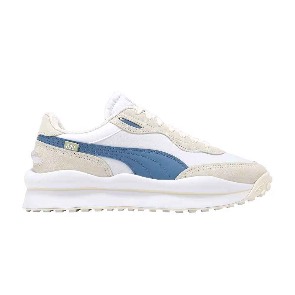 Puma Women's Style Rider SD Play On - White Blue Green