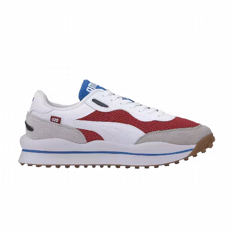 Puma Style Rider Warm Texture 'White Red Dahlia'