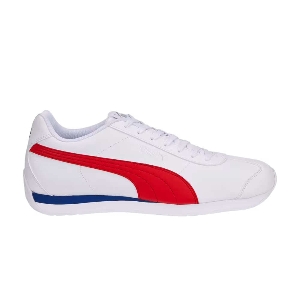 Puma Turin 3 White High Risk Red