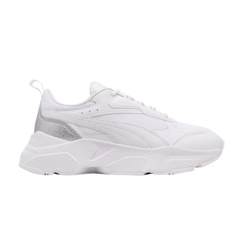 Puma Women's Cassia Distressed - White Silver