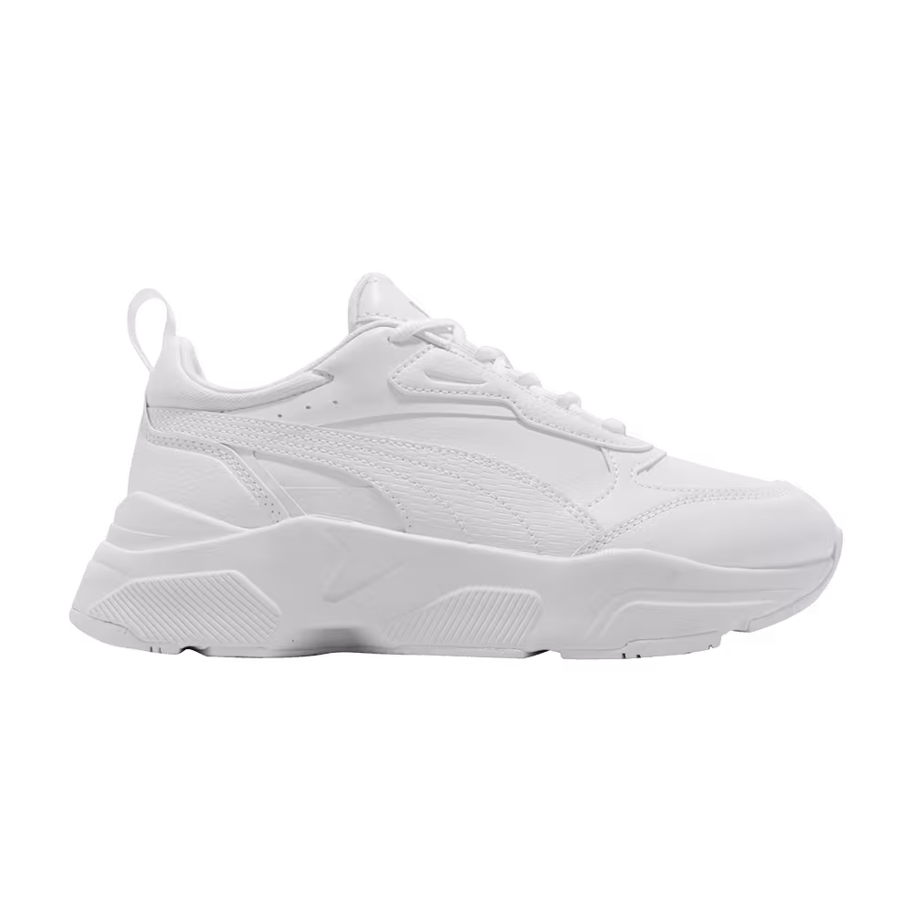 Puma Women's Cassia SL White Team Gold