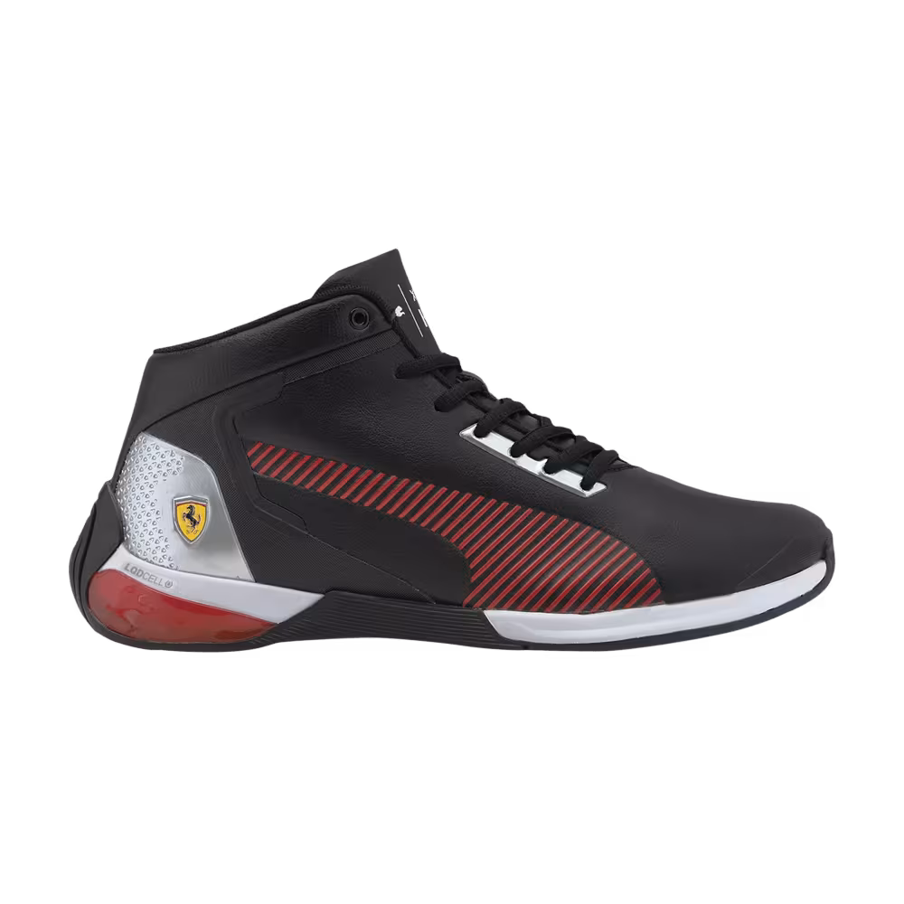 Scuderia Ferrari x Puma Kart Cat X Mid Black Rosso Corsa