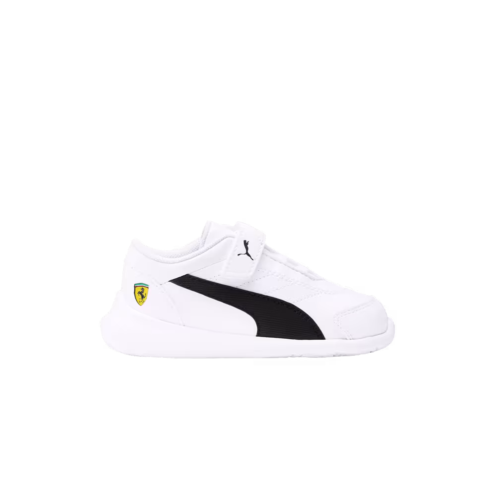 Scuderia Ferrari x Puma Kart Cat 3 V Toddler White Black