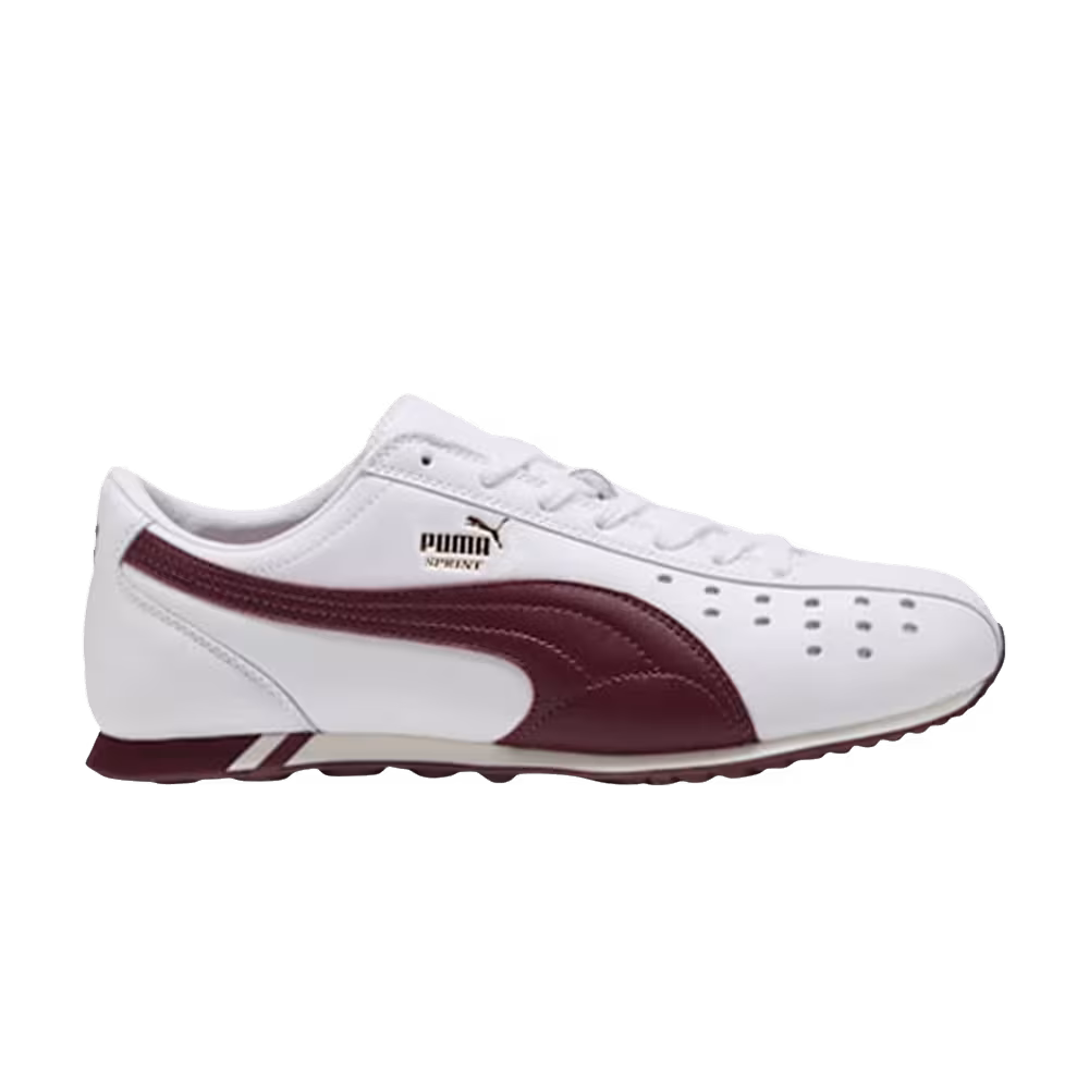 Puma Sprint White Eggplant