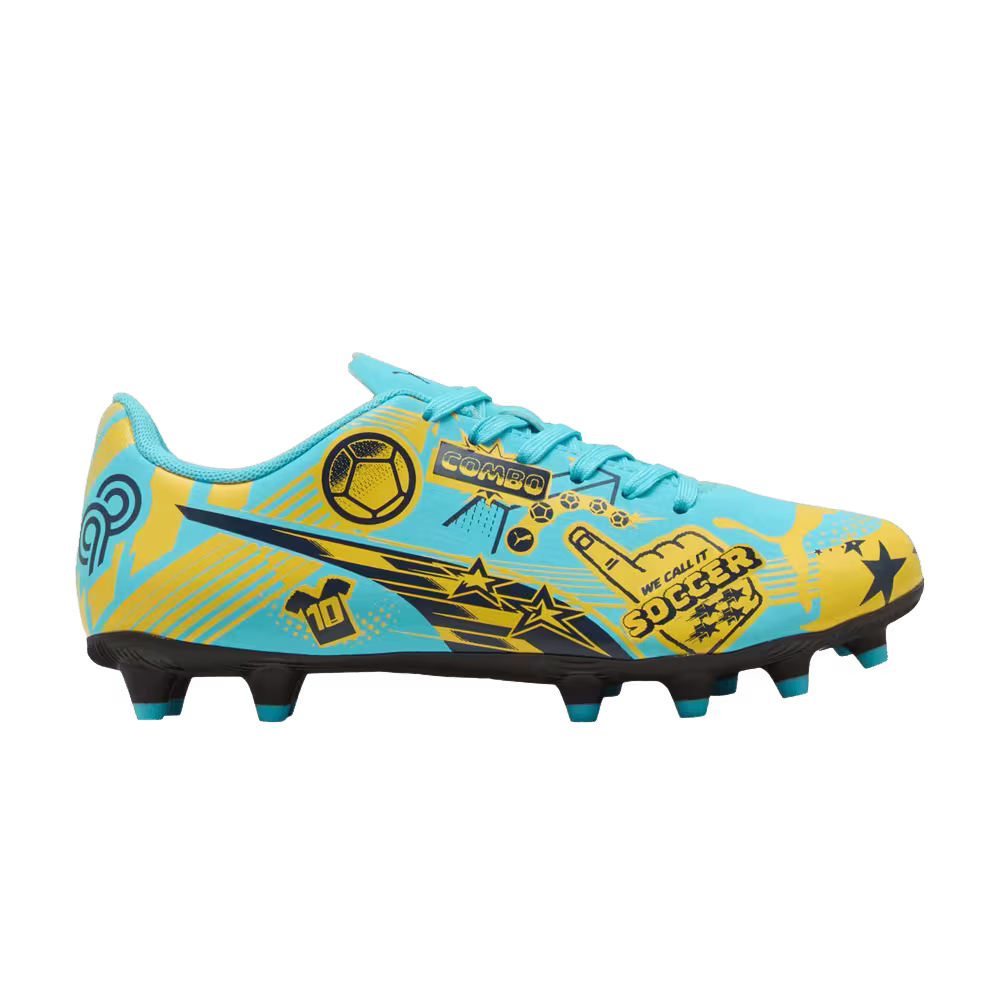 Christian Pulisic x Puma Ultra Legacy Big Kid Team Aqua Yellow