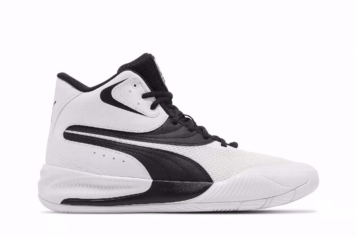 Puma Triple Mid White Black, view 2