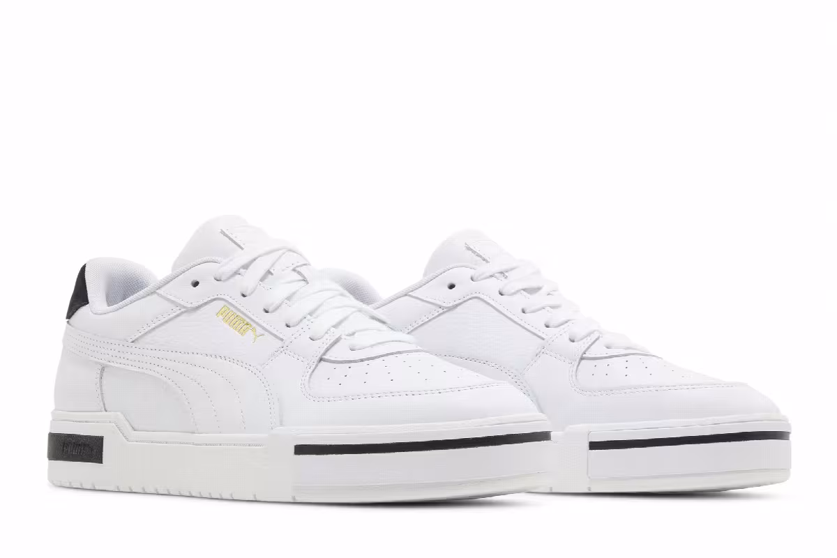 Puma California Pro Heritage White Black, view 9