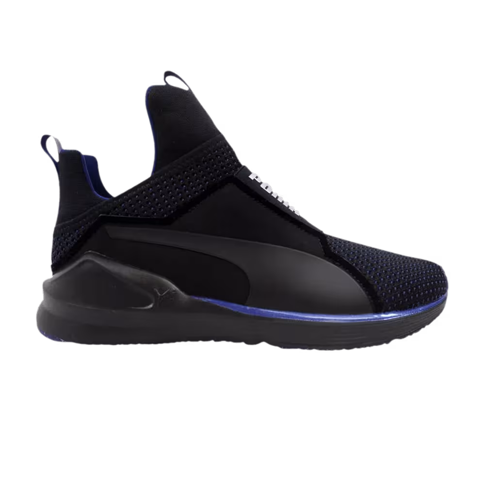 Puma Women's Fierce Velvet VR Black Icelandic Blue