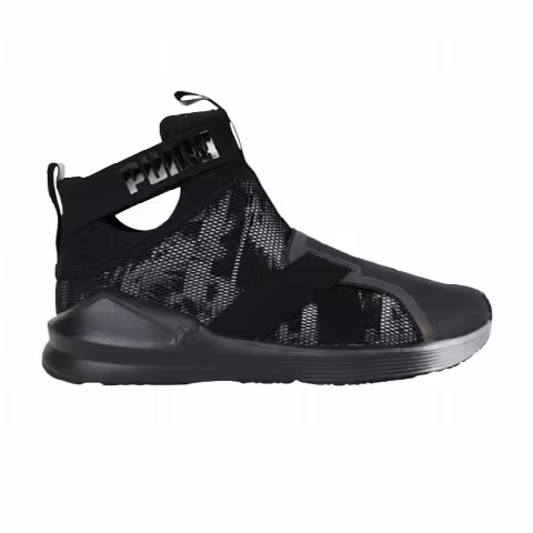 Puma Wmns Fierce Strap Swan 'Black'