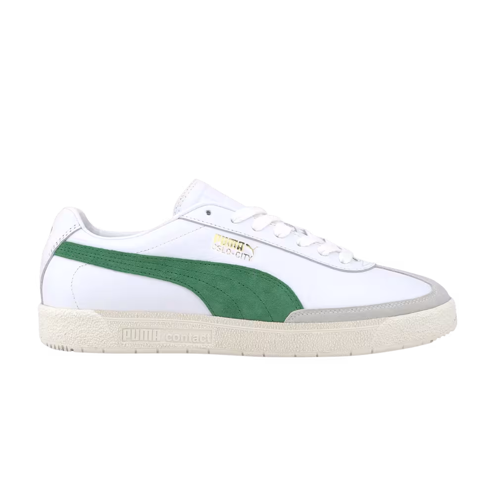 Puma Oslo-City Premium White Amazon Green