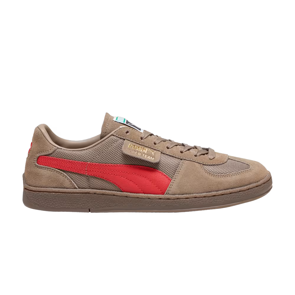 Puma Super Team OG Totally Taupe Red