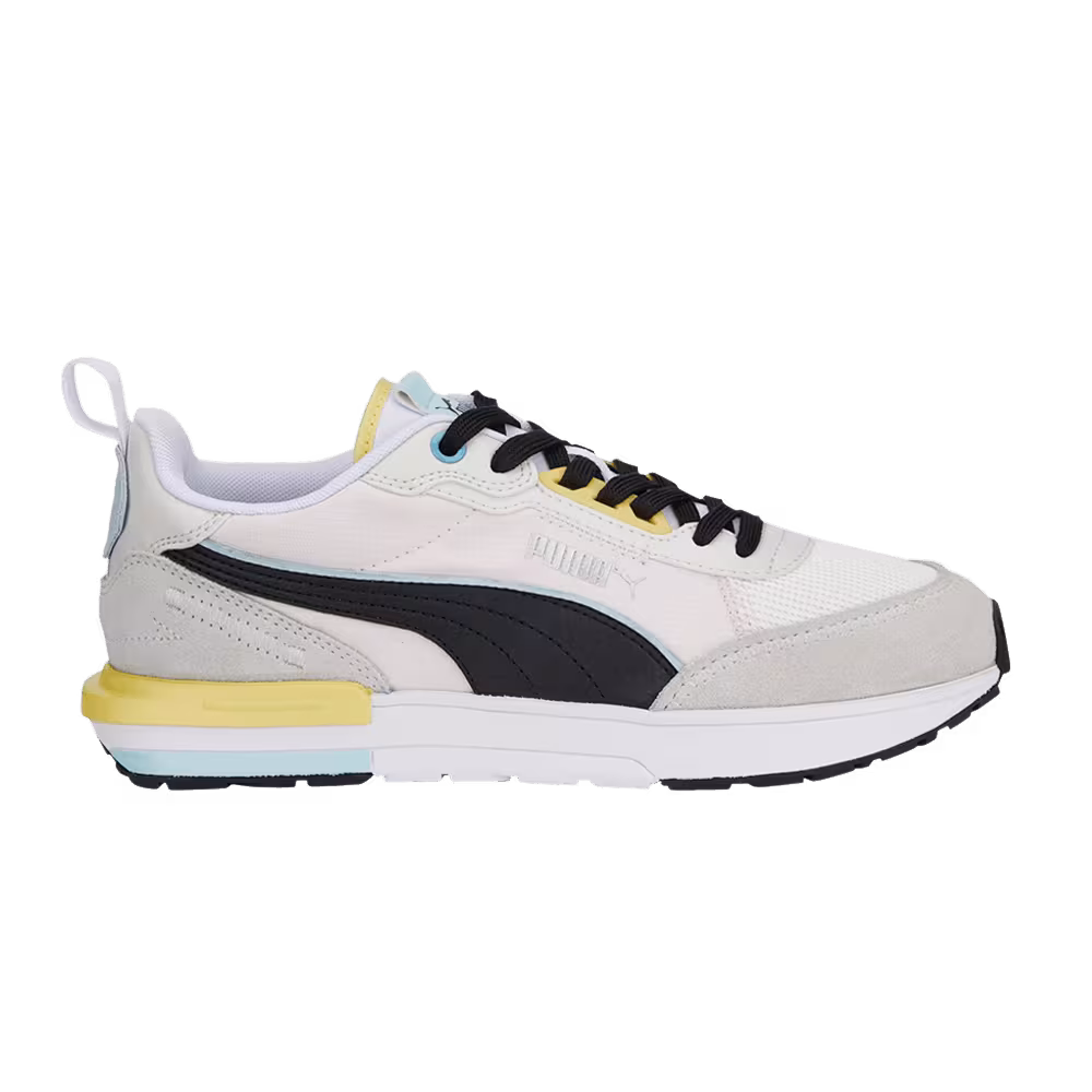 Puma R22 White Black Vaporous Grey