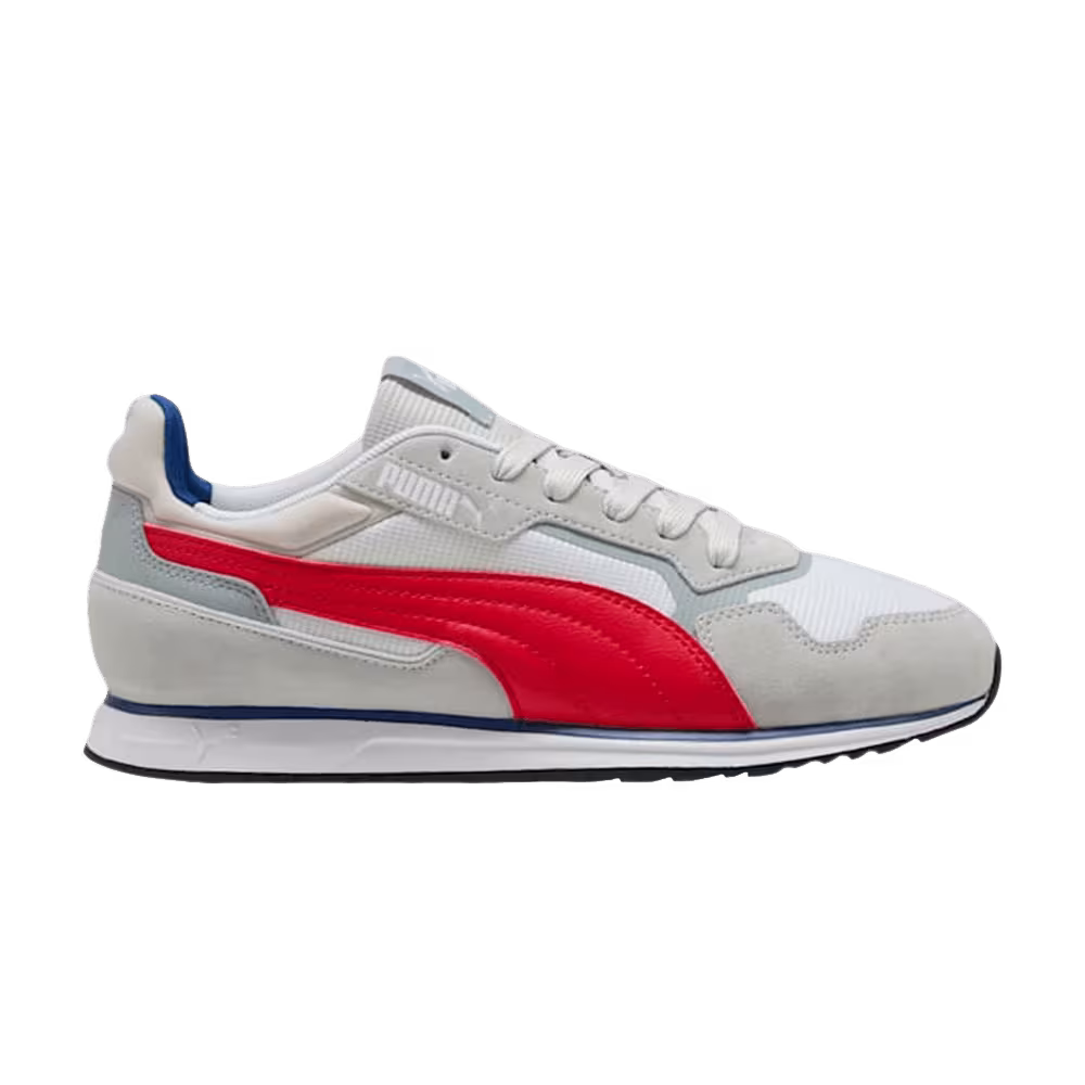 Puma Softride ST Miler Cool Light Gray For All Time Red White