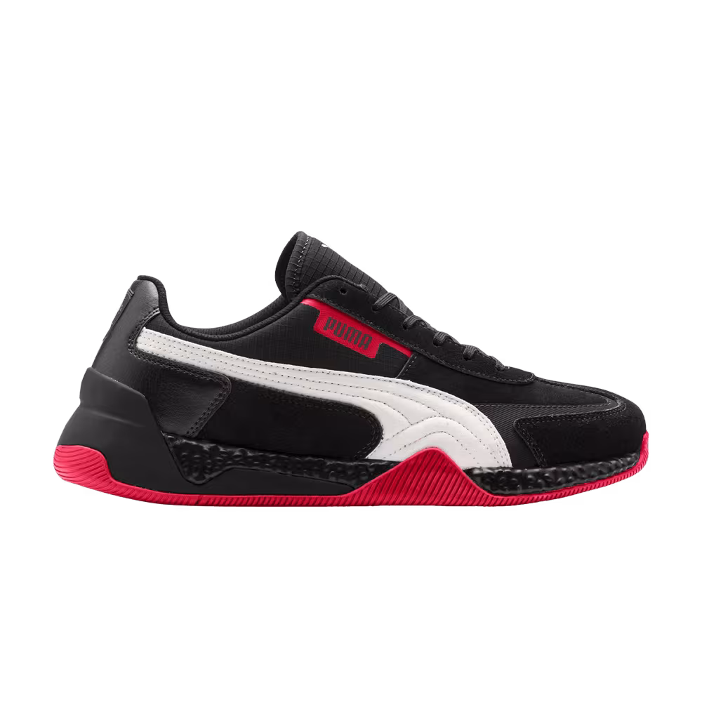Scuderia Ferrari x Puma Speed Hybrid LS Black Rosso Corsa