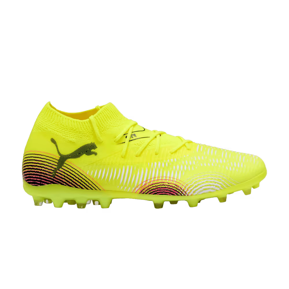 Puma Future Match 8 MG Yellow Black Sun Struck