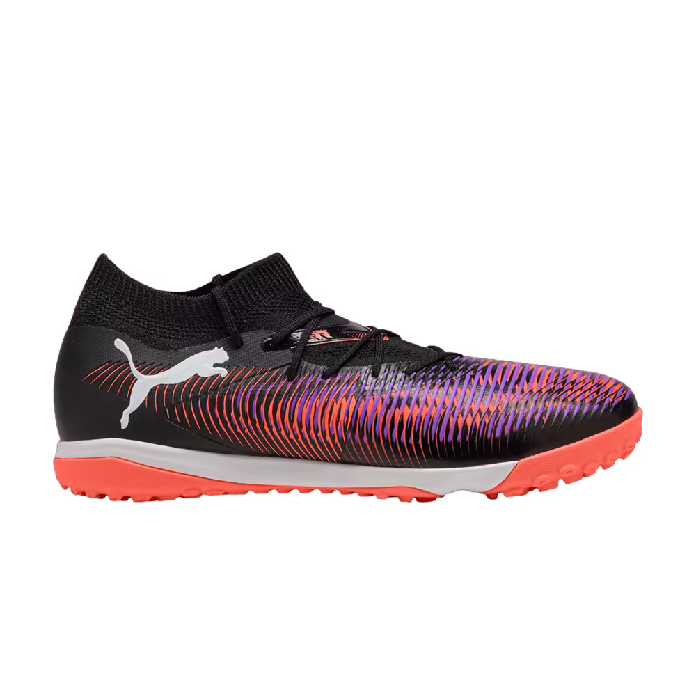 Puma Future Match 8 TT Black White Glowing Red
