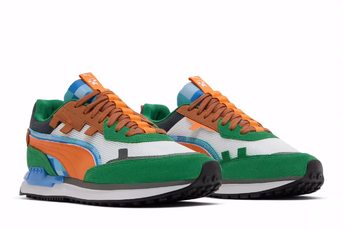 Puma Minecraft x City Rider Grass Block, view 9