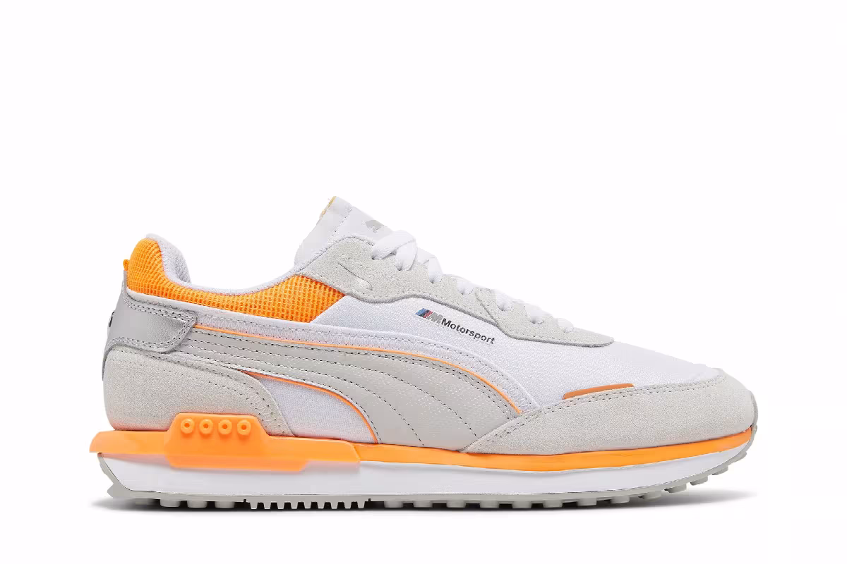 BMW Motorsport x Puma City Rider White Orange Glow, view 2