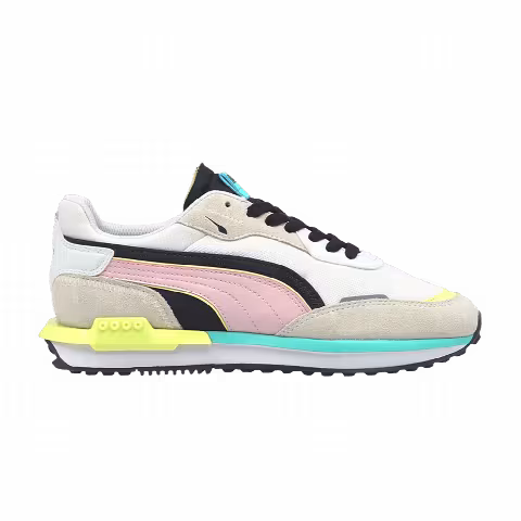 Puma City Rider 'White Teal Rose'