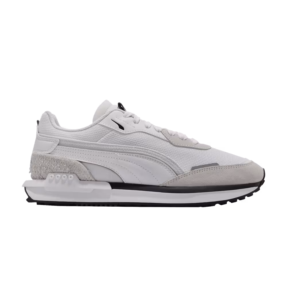 Puma City Rider B&W - White Black