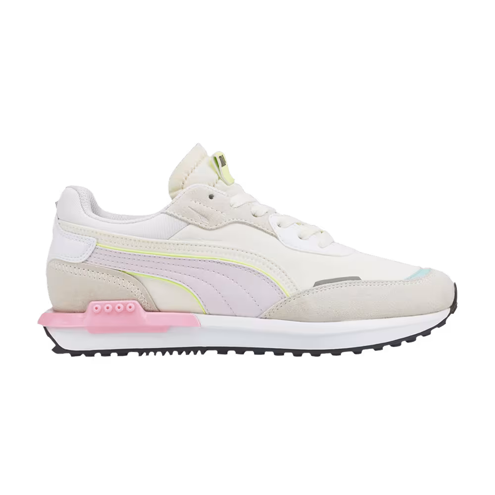 Puma City Rider White Lavender Fog