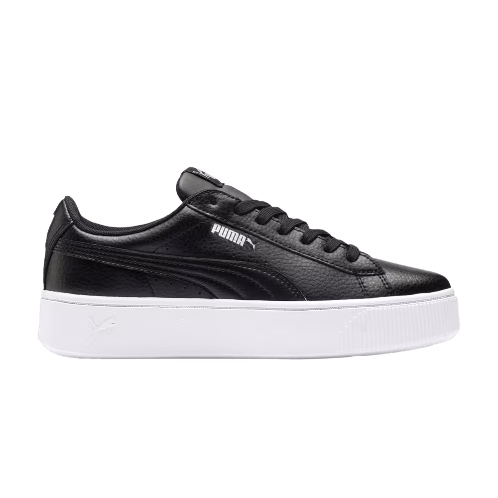 Puma Women's Vikky Stacked Black White