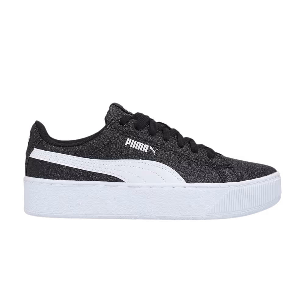 Puma Vikky Platform Jr Glitz - Black