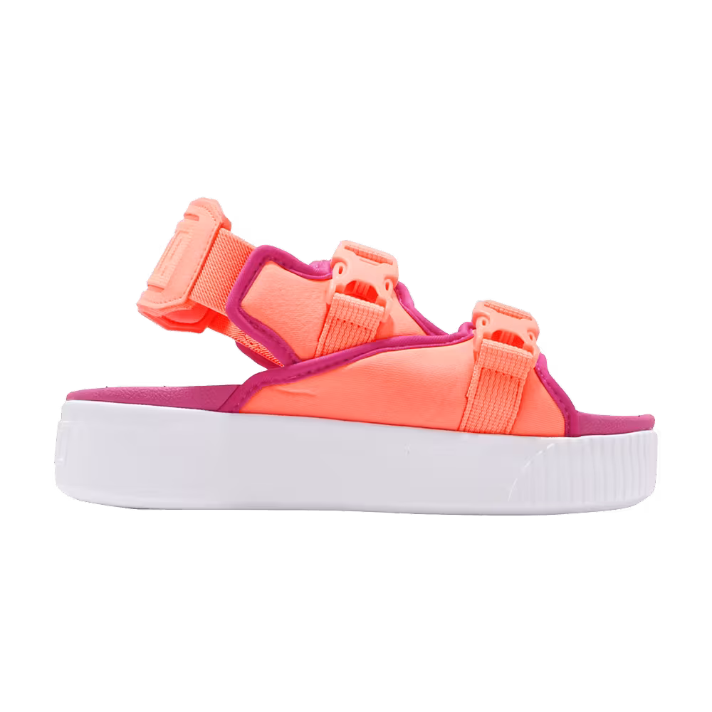Puma Women's Platform Slide YLM 19 Orange