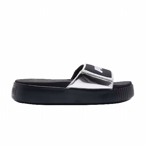 Puma Wmns Platform Slide TZ Metallic Wns 'Silver'
