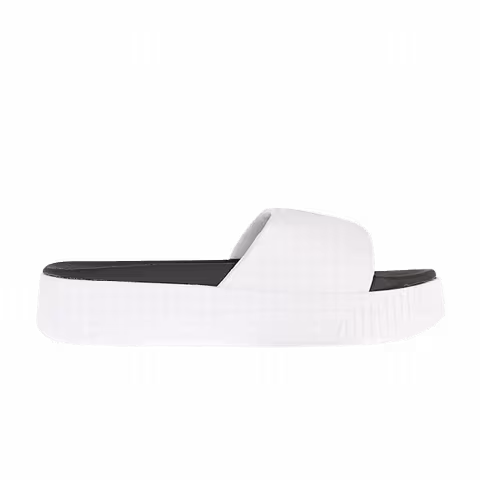 Puma Wmns Platform Slide Bold SD 'White Black'