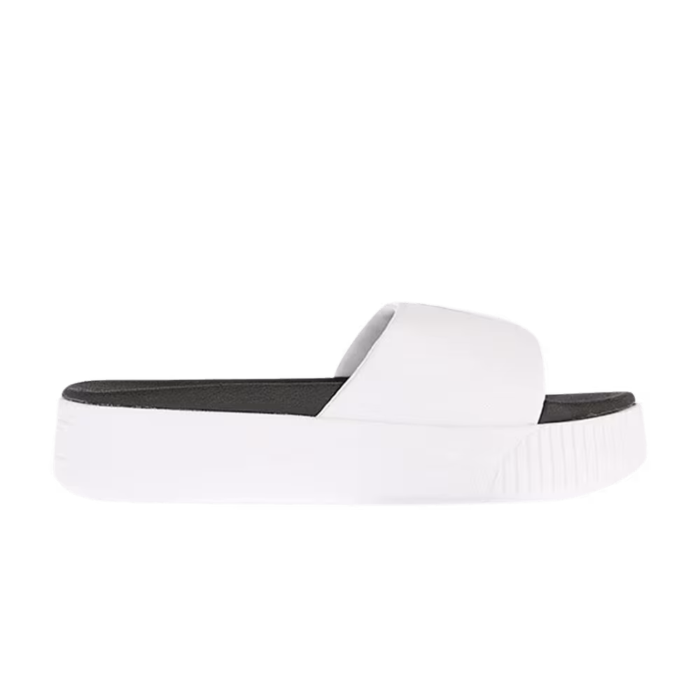 Puma Women's Platform Slide Bold SD White Black