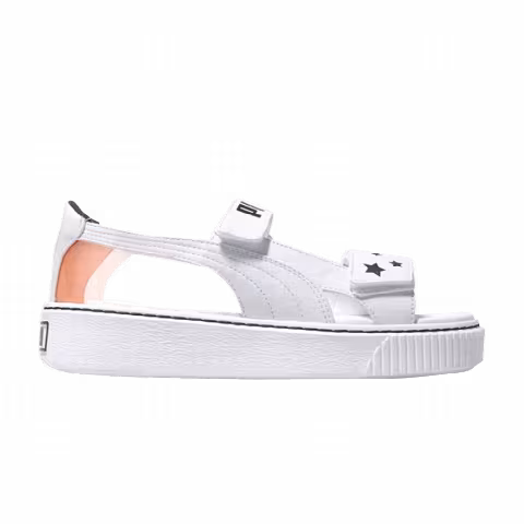 Puma Wmns Sophia Webster x Platform Sandal 'White Black Orange'