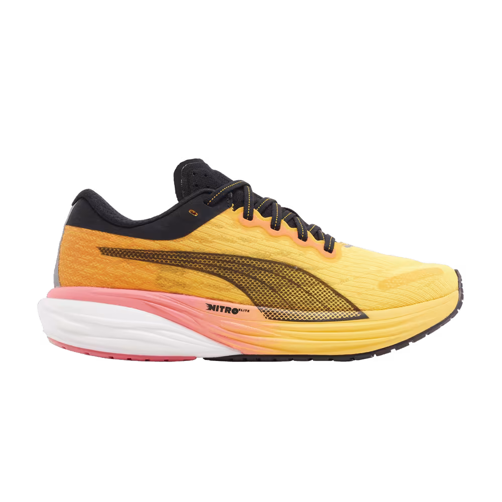 Puma Deviate Nitro 2 Sunset Glow Sun Stream Black