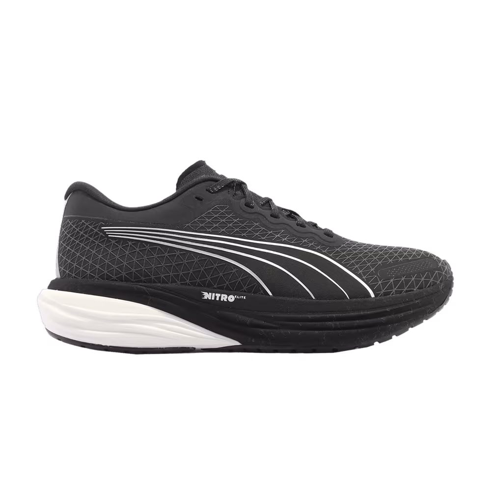 Puma Women's Deviate Nitro 2 WTR Black Metallic Silver