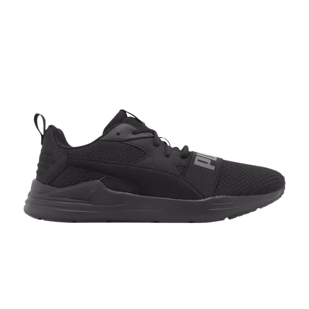 Puma Wired Run Pure Black Shadow Grey