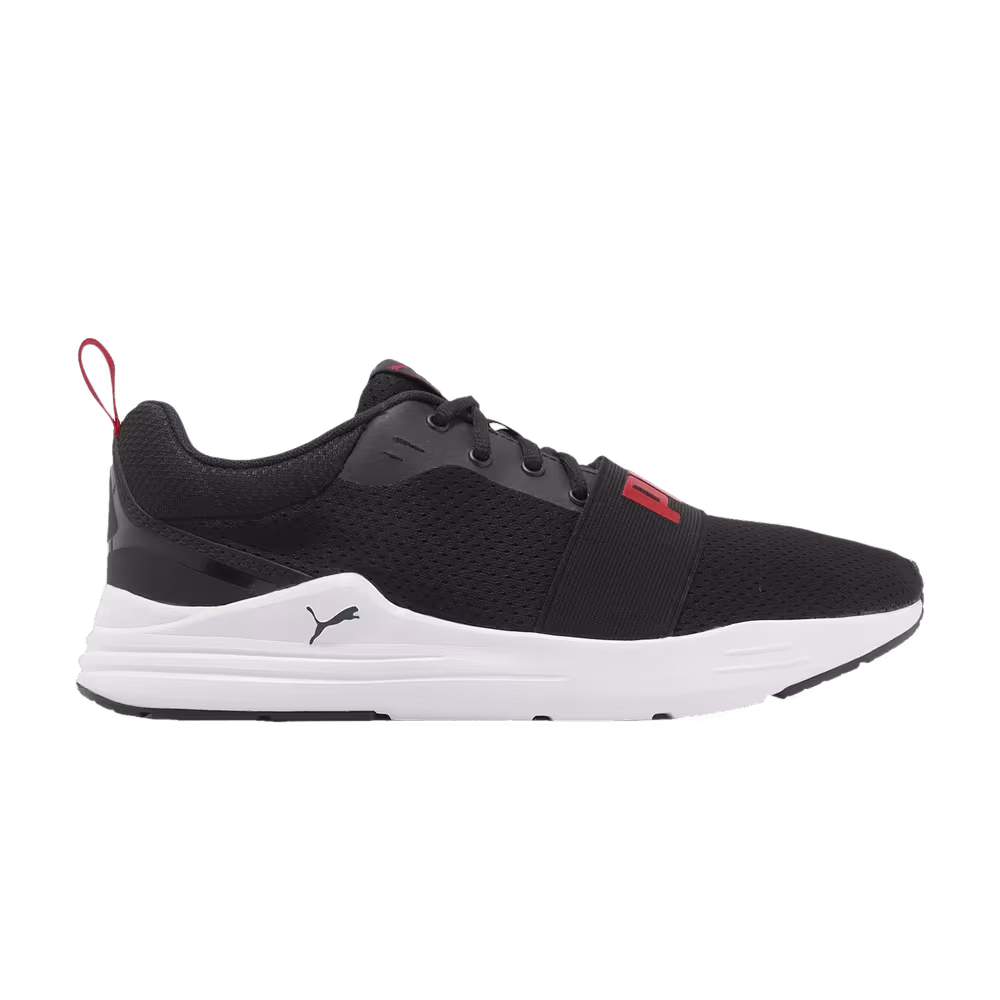 Puma Wired Run Black High Risk Red