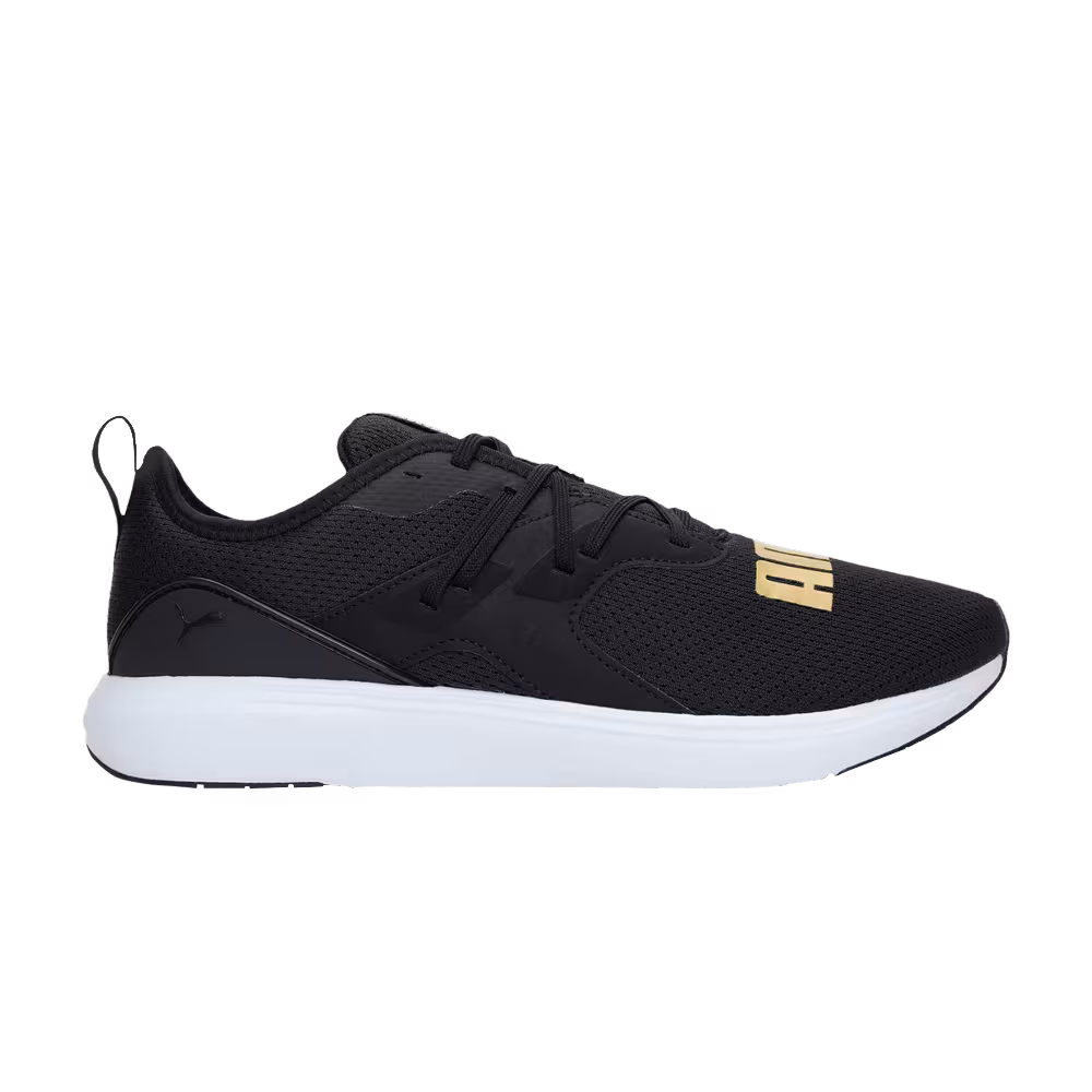 Puma Softride Cruise Bold Black Team Gold