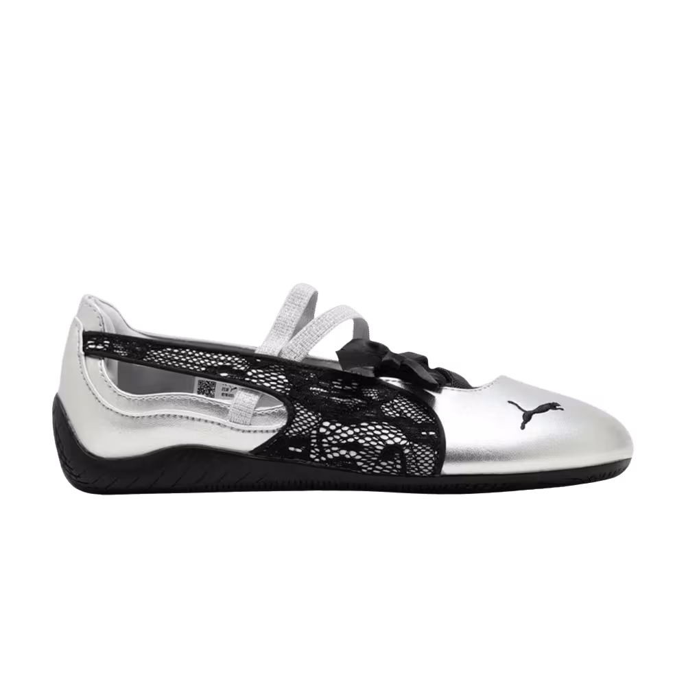 Puma Women's Speedcat Ballet Lace Silver Black