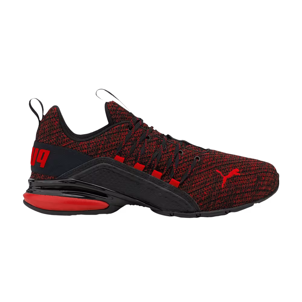 Puma Axelion Ultra Black High Risk Red